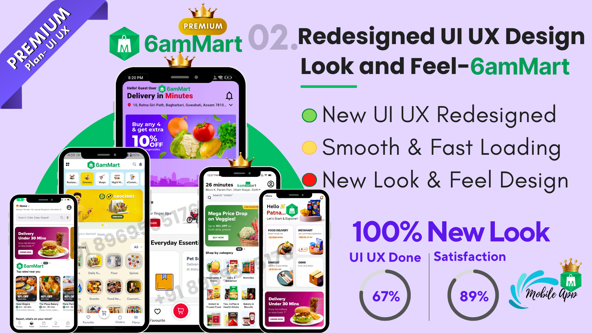 6ammart App Dashboard